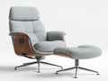 Sessel 88×92×102 cm - grauer Stoff Holz - moderner Wohnzimmer Komfort
